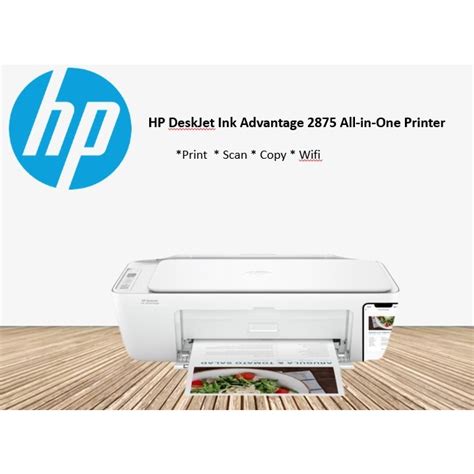 Hp Deskjet Ink Advantage 2875 All In One Printer Print Scan Copy Wifi Shopee Malaysia