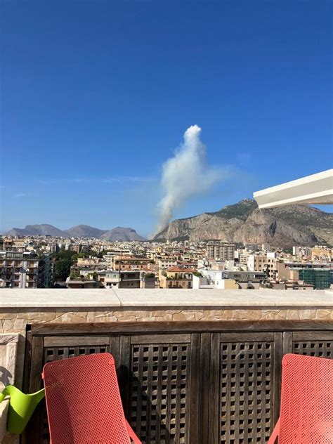 Caldo E Incendi Nel Palermitano Roghi A Monte Pellegrino E Altre