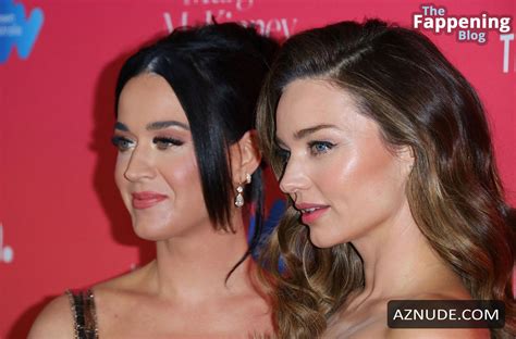 Katy Perry Sexy Seen With Miranda Kerr Flaunts Her Hot Tits At The GDay USA Arts Gala In Los