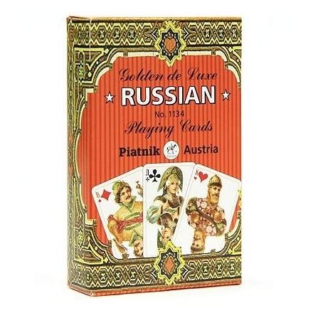 Игральные карты «Золотая Россия» (55 карт) купить – Игральные карты