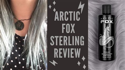 Arctic Fox Sterling Silver Hair Dye Review Youtube