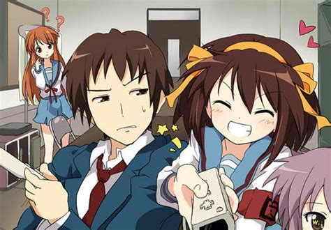 Kyon And Haruhi Kyon The Melancholy Of Haruhi Suzumiya Fan Art