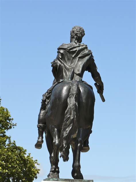 Equestrian statue of William III in Bristol UK