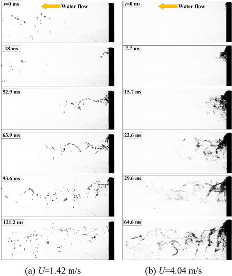 Evolution Of Large Air Pocket At Q V 1200 Ml H And U 0 44 M S Download Scientific Diagram