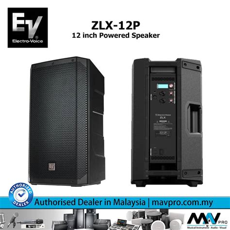 Ev Electro Voice Zlx 12p 12 1000w 2 Way Powered Loudspeaker Zlx 12p L Mavpro Malaysia