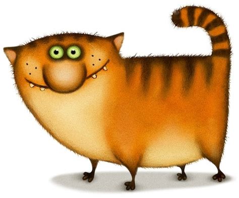 Иллюстрация Рыжий кот в стиле персонажи | Illustrators.ru