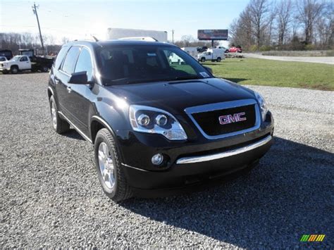 2012 Carbon Black Metallic Gmc Acadia Sle Awd 56935542 Photo 2 Car Color