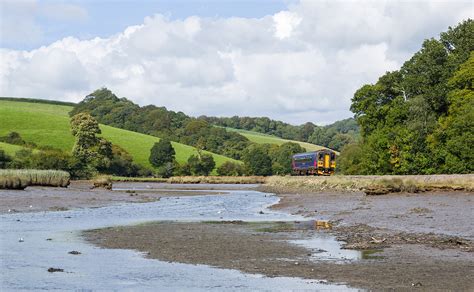 Class 153 370 Of Gwr Between Looe And Sandplace