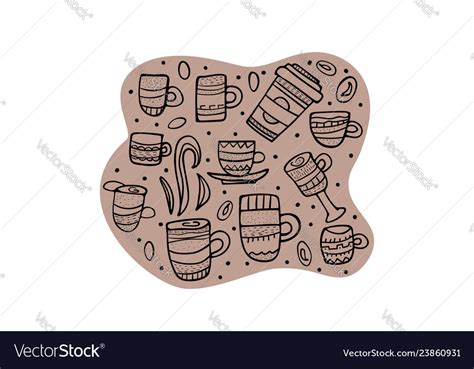 More Coffee Please Lettering Royalty Free Vector Image