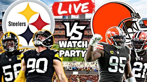 Steelers Vs Browns Week 11 Live Watch Party Youtube