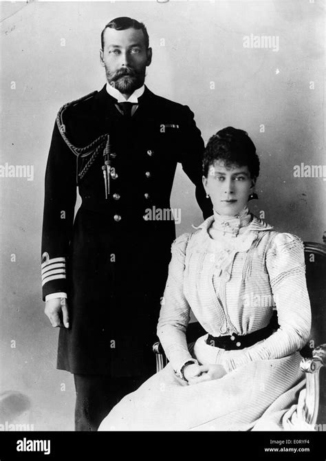 King George V and wife Mary of Teck Stock Photo: 69367960 - Alamy