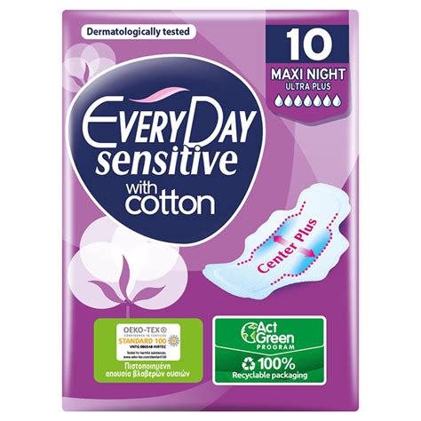 Дамски Превръзки Every Day Sensitive Maxi Night с цена 3.19 лв. - - eBag.bg