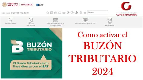 Como activar mi BUZÓN TRIBUTARIO SAT 2024 YouTube