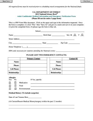 Fillable Online Emcbc Doe All Required Forms Must Be Received Prior To