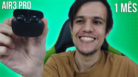 Soundpeats Air3 Pro depois de 1 Mês de uso FONE é BOM Funciona BEM