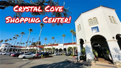 CRYSTAL COVE SHOPPING CENTER PARKING LOT TOUR IN NEWPORT BEACH IN