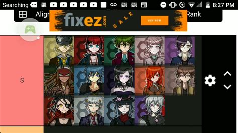 Danganronpa Fshattered Hope Characters Tier List Youtube