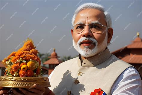 Premium Photo Ai Generated Narendra Modi Realistic Image Narendra