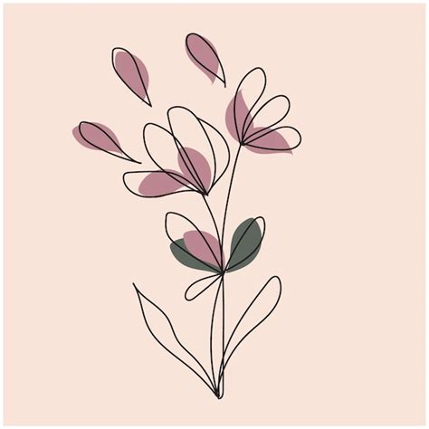 Elementos Decorativos Florales Dibujados A Mano Por Vector Vector Premium