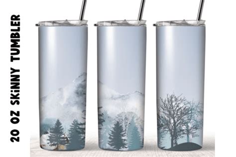 Watercolor 20oz Skinny Tumbler Wrap Graphic By Jaiprakana · Creative Fabrica