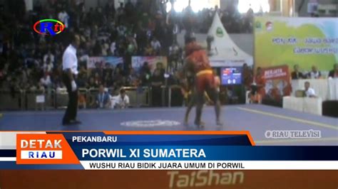 Wushu Riau Bidik Juara Umum Di Porwil Youtube