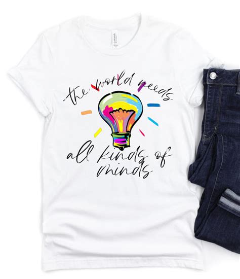 The World Needs All Kinds Of Minds Autism Awareness Missy Lulus