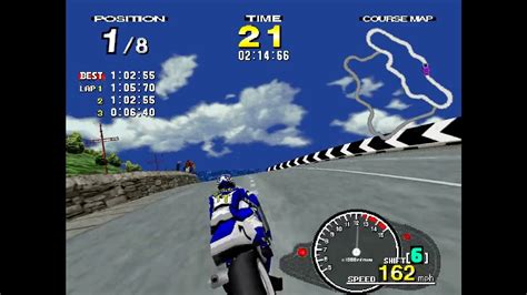 Sega Manx Tt Superbike Arcade Laxey Coast Course Gameplay Youtube