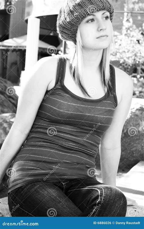 Blonde Girl Next Door Stock Photo Image Of Glamorous