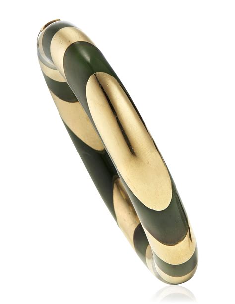 Tiffany And Co Angela Cummings Jade And Gold Bangle Bracelet Christie’s