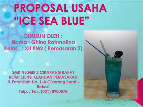 Contoh Proposal Usaha Ice Cream Ubi Ungu Gambaran