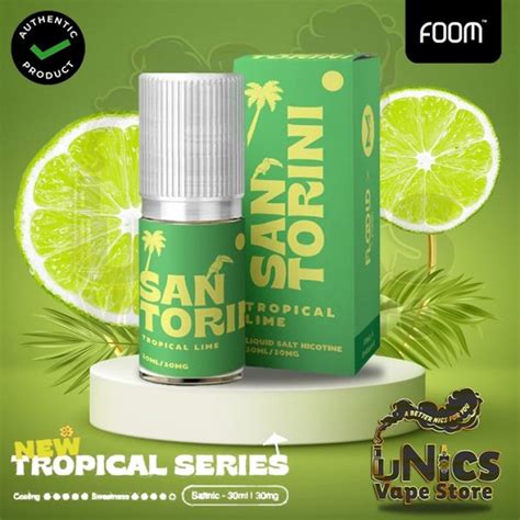 Jual Liquid Foom New Tropical Series V Santorini Tropical Lime Vol