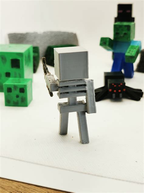 Minecraft Papercraft Mini Skeleton