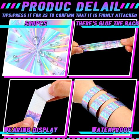 Glenmal Pulseras Hologr Ficas Para Fiestas Para Eventos Pulseras