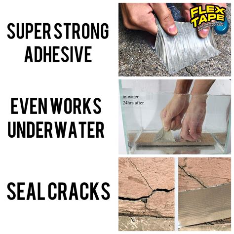 Flex Tape Butyl Waterproof Tape Super High Bond Strong Adhesive 50mm X 5m