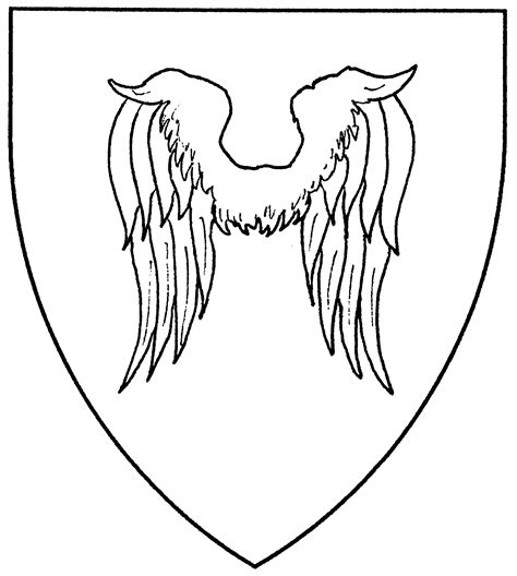 Coat Of Arms With Wings