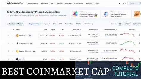 How To Use Coinmarket Cap Tutorial Price Tracking Website For