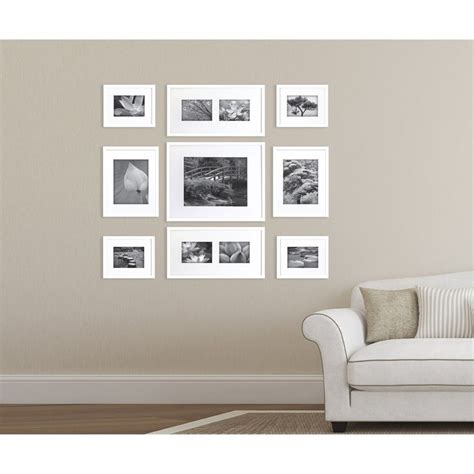 Gallery Perfect 9 Piece White Frame Kit White Size 16x20 Wood