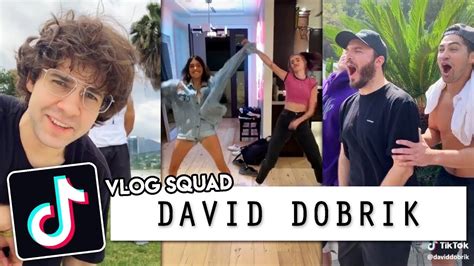 David Dobrik And Vlog Squad Tiktok Compilation Youtube