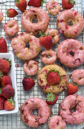 Baked Strawberry Donuts Love In My Oven