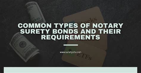 Common Types Of Notary Surety Bonds And Their Requirements Stx Surety