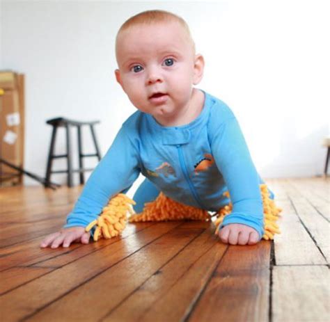 You Can Now Get A Baby Mop Onesie So Your Baby Can Help You Clean Your