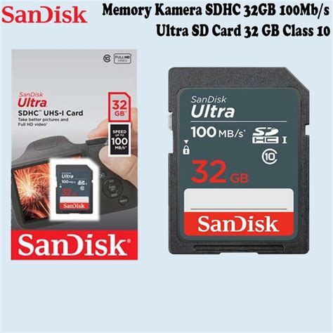 Jual Sandisk Memory Kamera Dslr Sdhc Gb Mb S Ultra Memori Kartu Sd