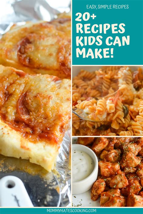 20 Easy Kids Cooking Recipes