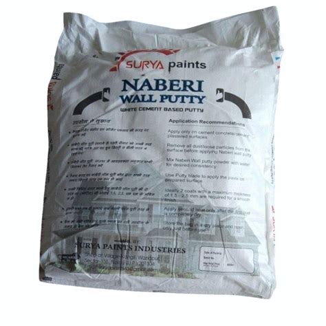 20 Kg White Cement Naberi Wall Putty At Rs 400 Bag Sector 9 Noida