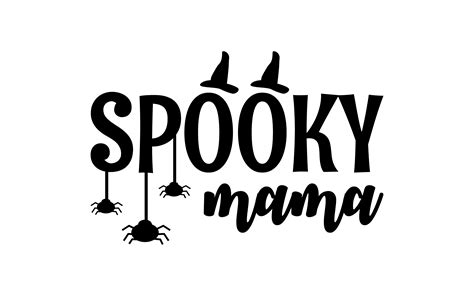 Spooky Mama Halloween Svg Design Graphic By Art Merch Creative Fabrica