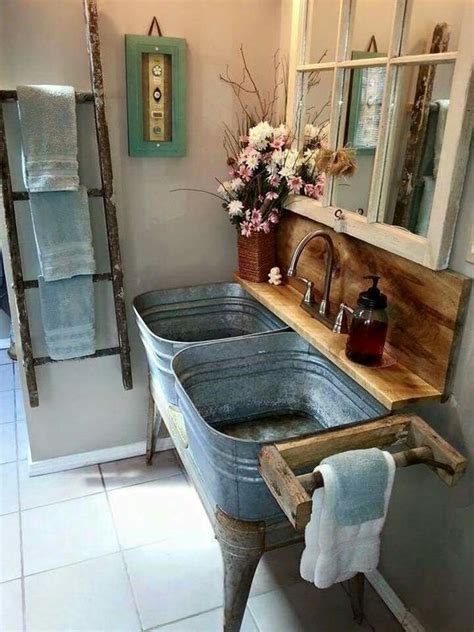 25 Unique Bathroom Vanities Made From Furniture - Life on Kaydeross Creek