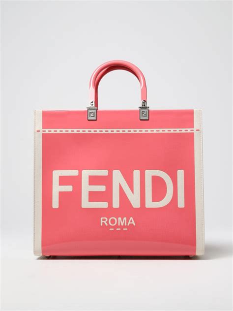 Fendi Tote Bags In Pink Lyst Uk