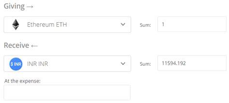 0 1 ETH To INR Converter How Much Convert Ethereum To Indian Rupee