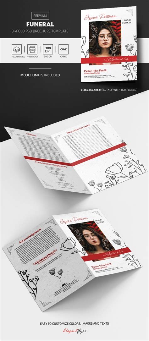 Funeral – PSD Bi-Fold Brochure Template - 10027941 | by ElegantFlyer