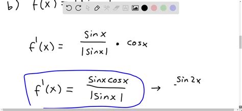 SOLVED A What Are The Two Differentiable Functions F Which Are